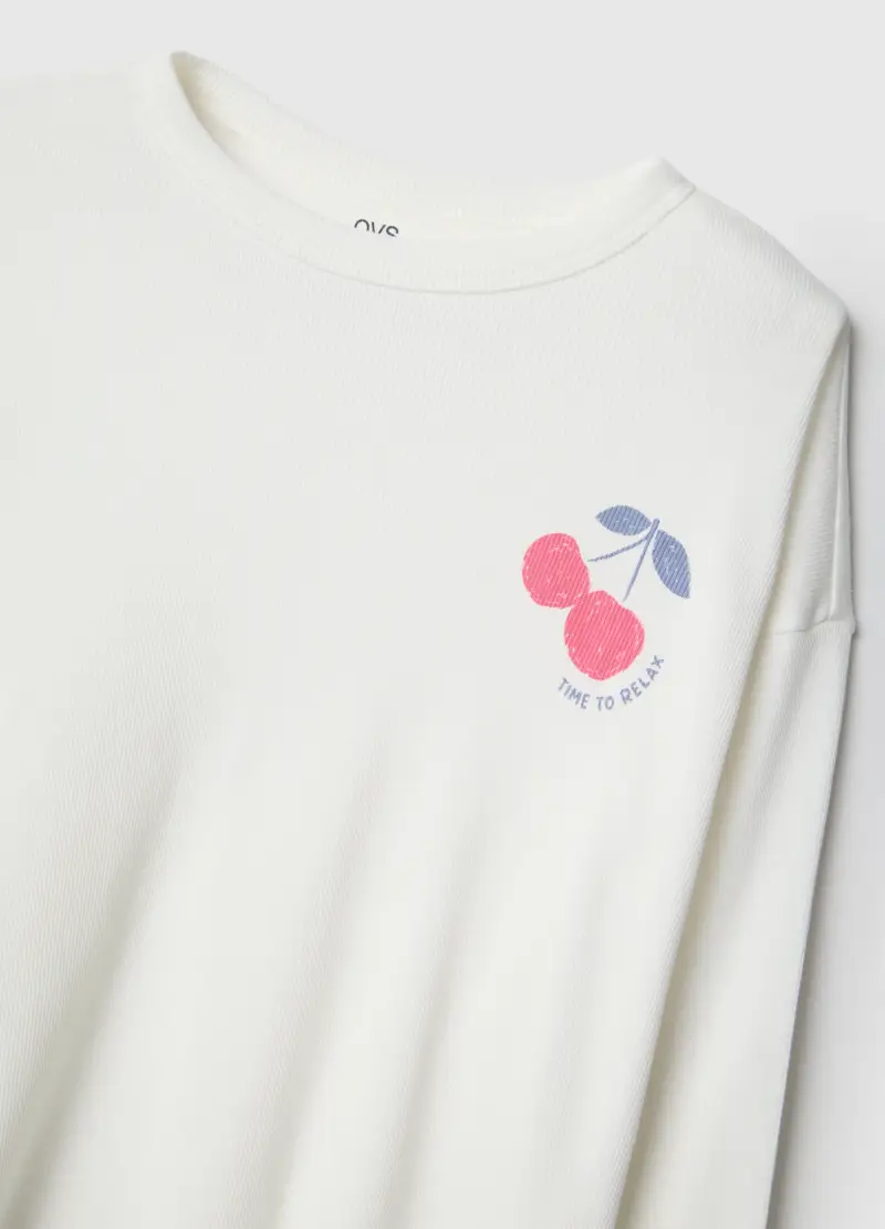 Pigiama Multicolor Da Ragazza In Puro Cotone Regular Fit, Bambina, Multicolor miniatura 3