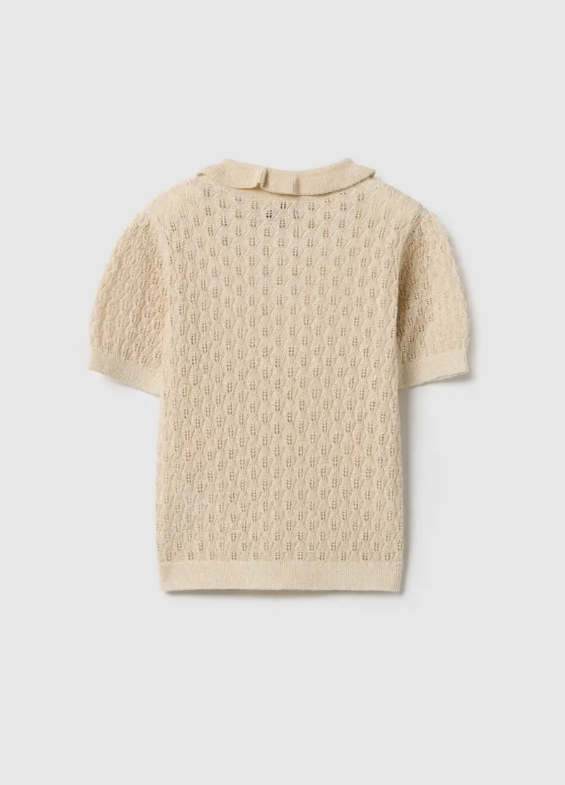 OVS KIDS Polo Bambina Beige 4329660 miniatura 2