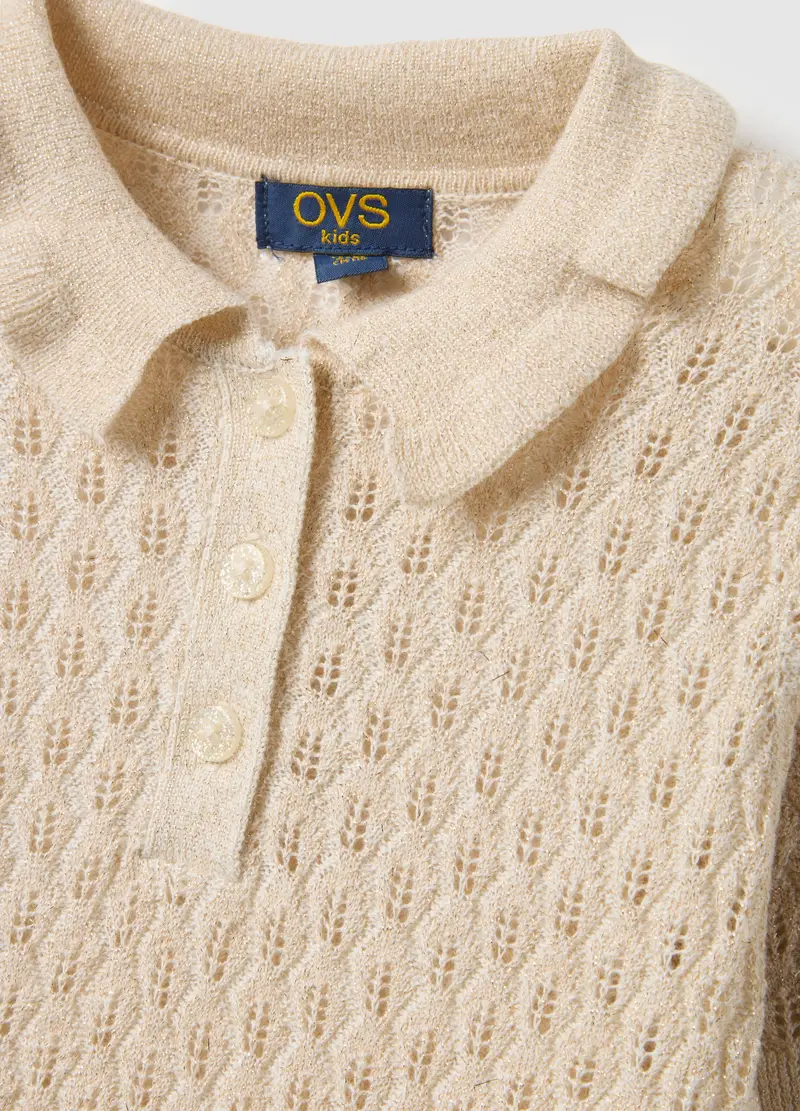 OVS KIDS Polo Bambina Beige 4329660 miniatura 3