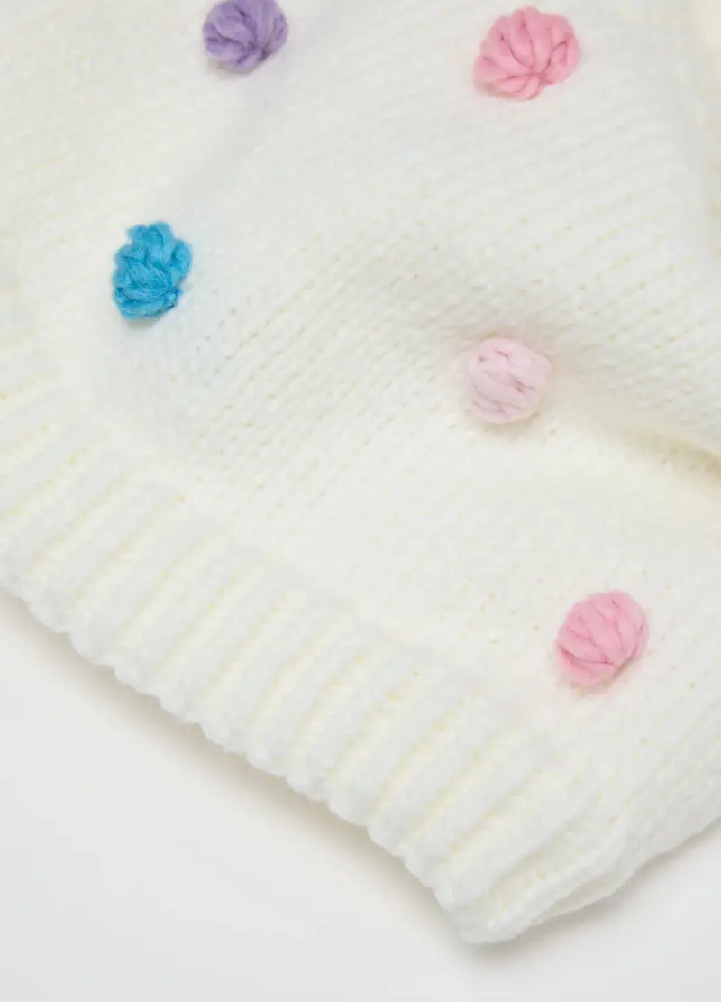 Scaldacollo Da Bambina Bianco, Multicolor miniatura 2