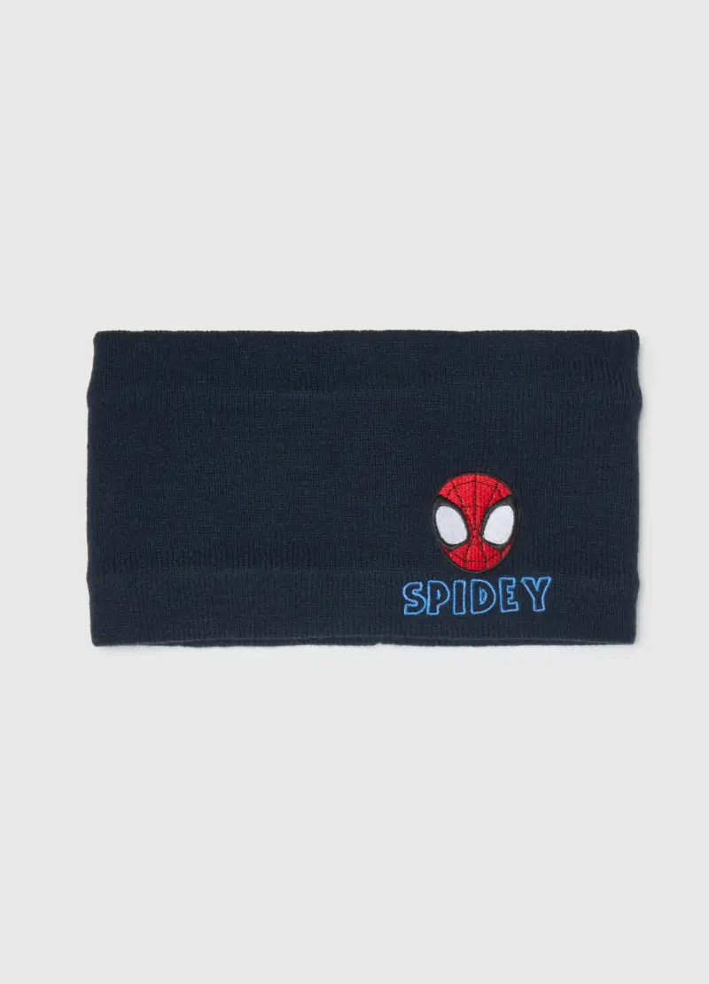Sciarpa Blu Da Bambino Con Stampa Spidey, Blu