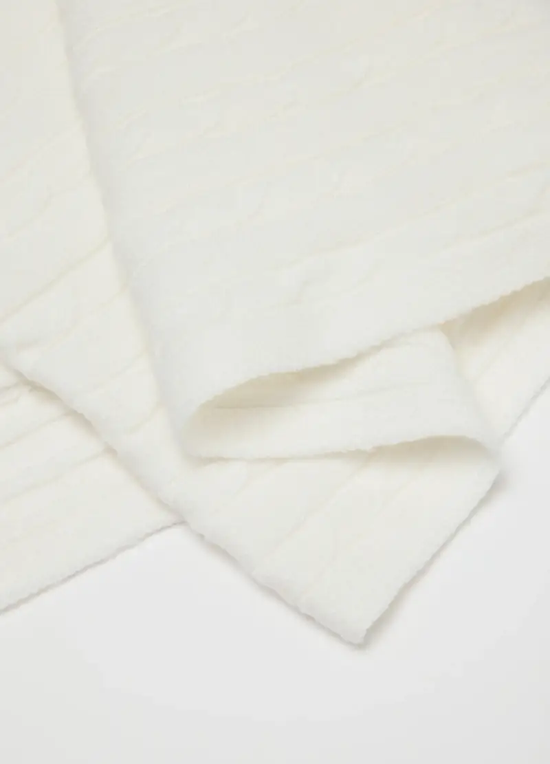 Sciarpa Da Bambina Bianca, Bianco miniatura 3