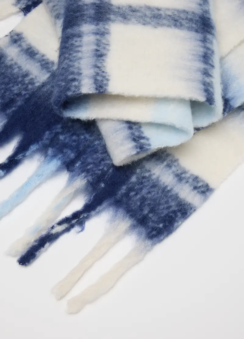 Sciarpa Da Bambina Multicolor Con Frange, Multicolor miniatura 3