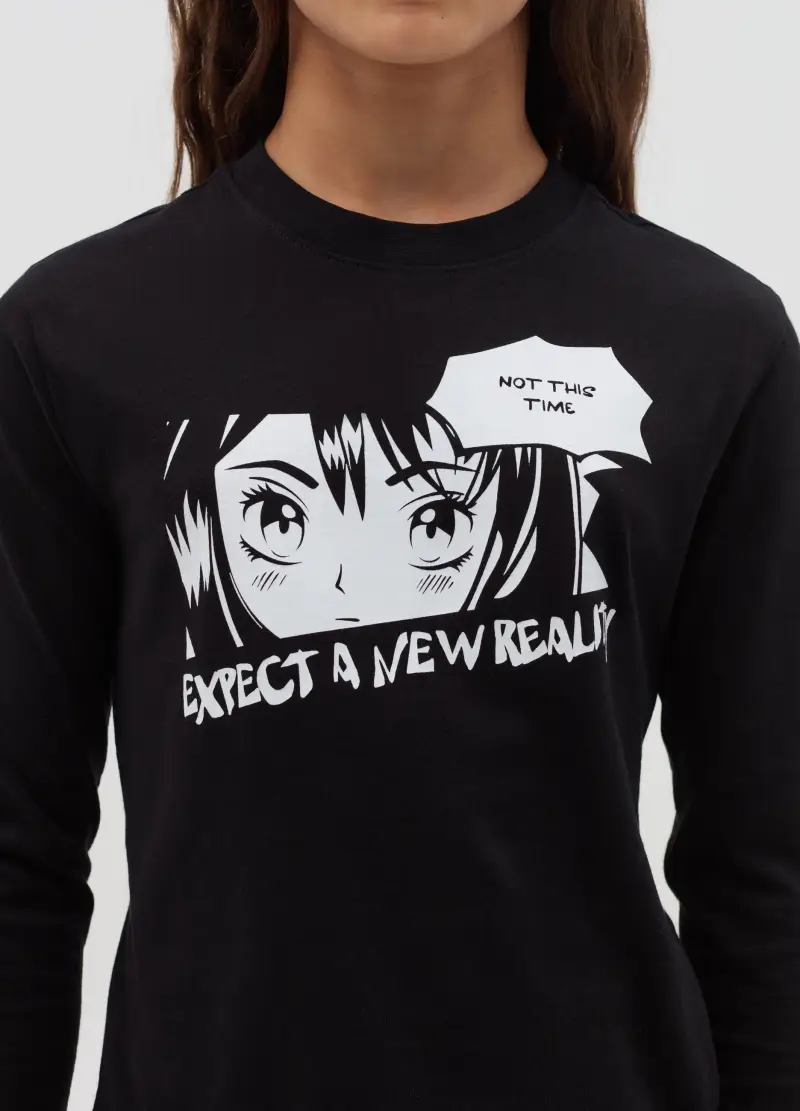 OVS KIDS T-shirt Bambina Nero 4122000 miniatura 3