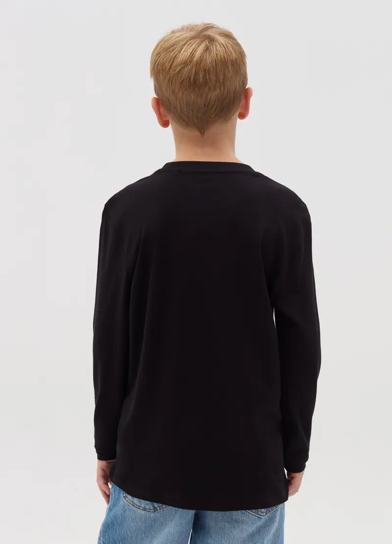 OVS KIDS T-shirt Bambino Nero 3939725 miniatura 2