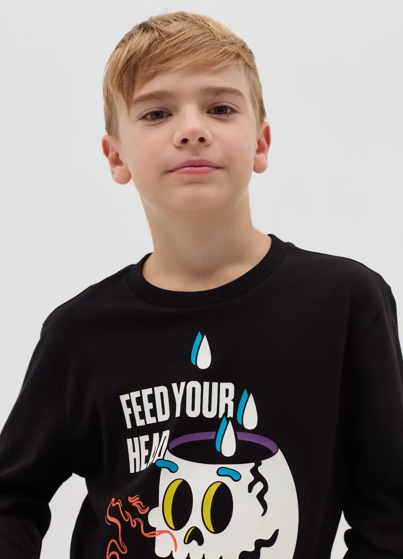 OVS KIDS T-shirt Bambino Nero 3939725 miniatura 3