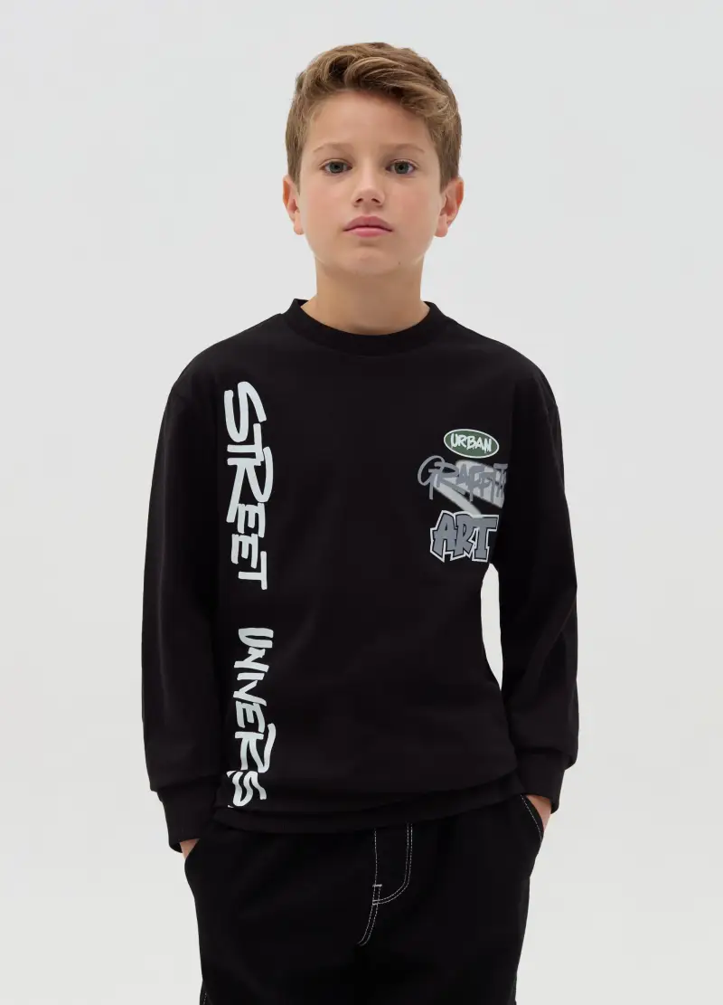 OVS KIDS T-shirt Bambino Nero 4306775