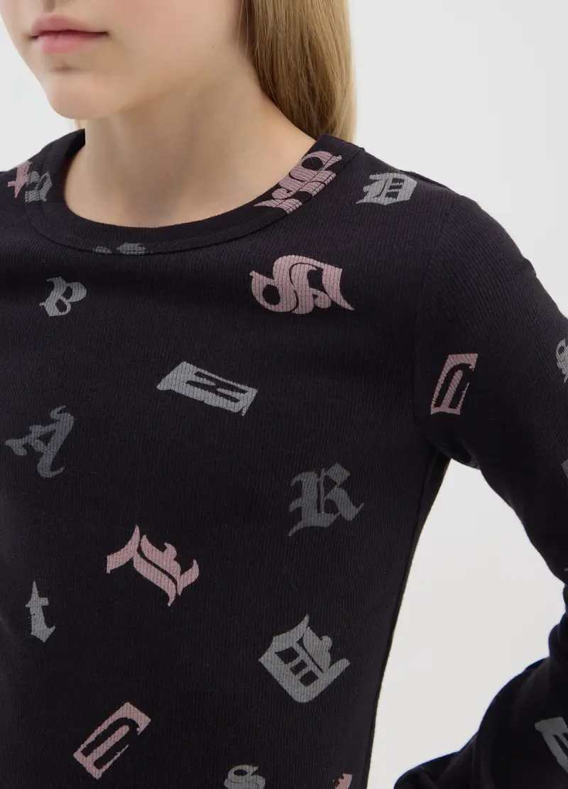 OVS KIDS T-shirt Bambina Nero 3915009 miniatura 3