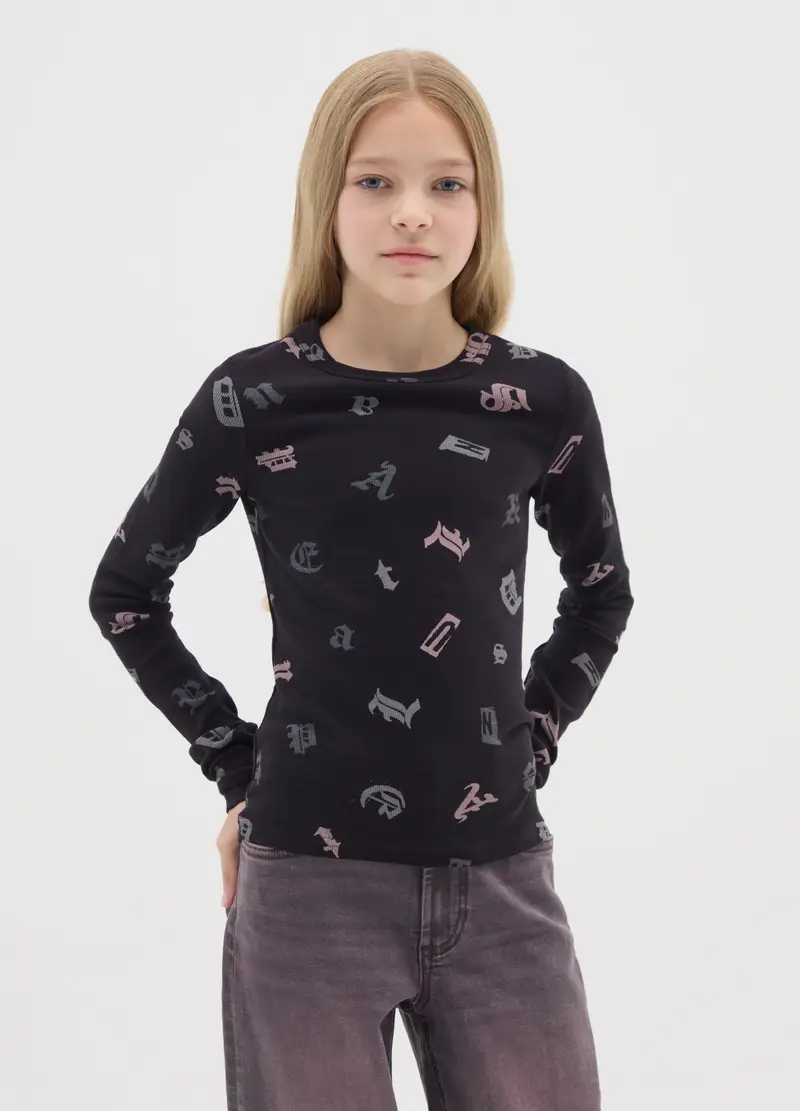 OVS KIDS T-shirt Bambina Nero 3915009