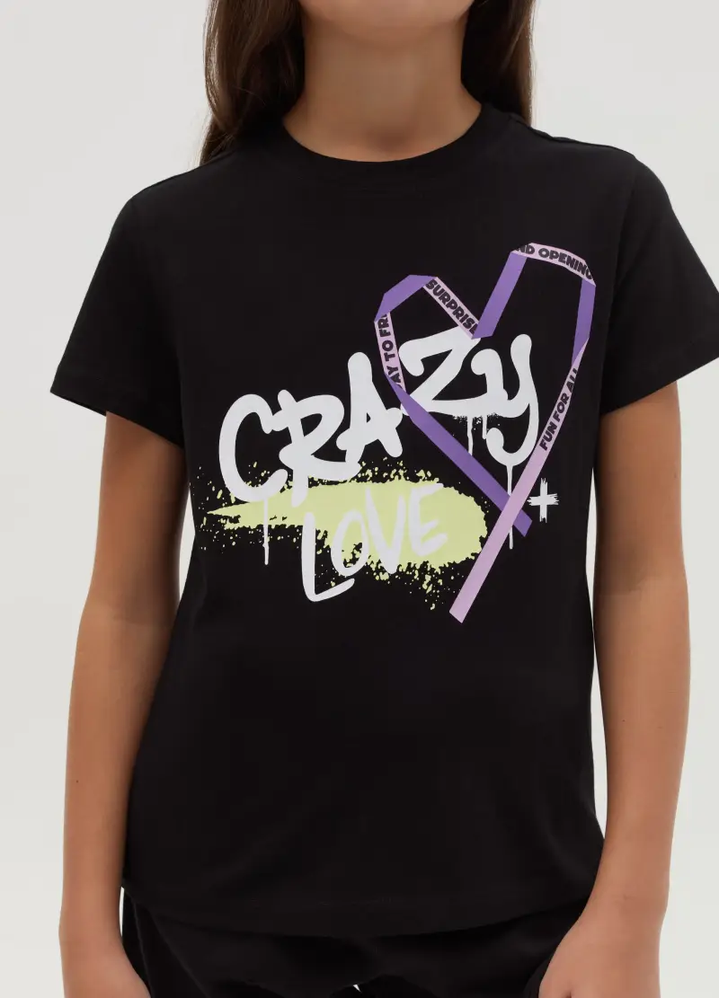 OVS KIDS T-shirt Bambina Nero 4073440 miniatura 2