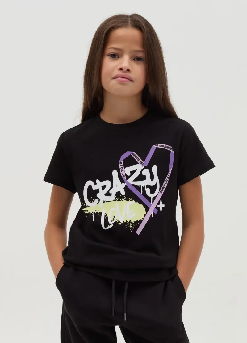 OVS KIDS T-shirt Bambina Nero 4073440