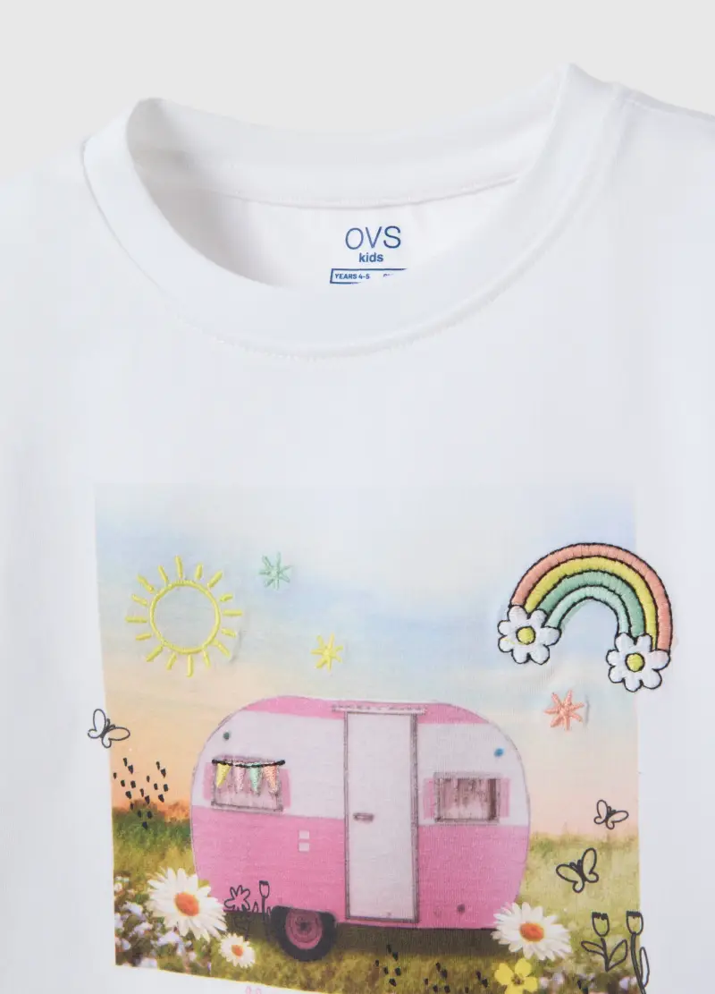OVS KIDS T-shirt Bambina Bianco 4080272 miniatura 3
