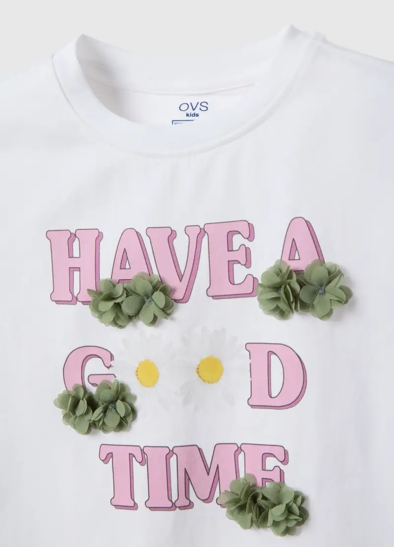 OVS KIDS T-shirt Bambina Bianco 4154501 miniatura 3