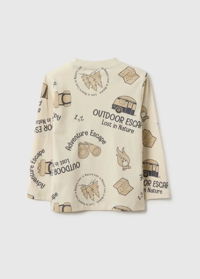 OVS KIDS T-shirt Bambino Beige 4022154 miniatura 2