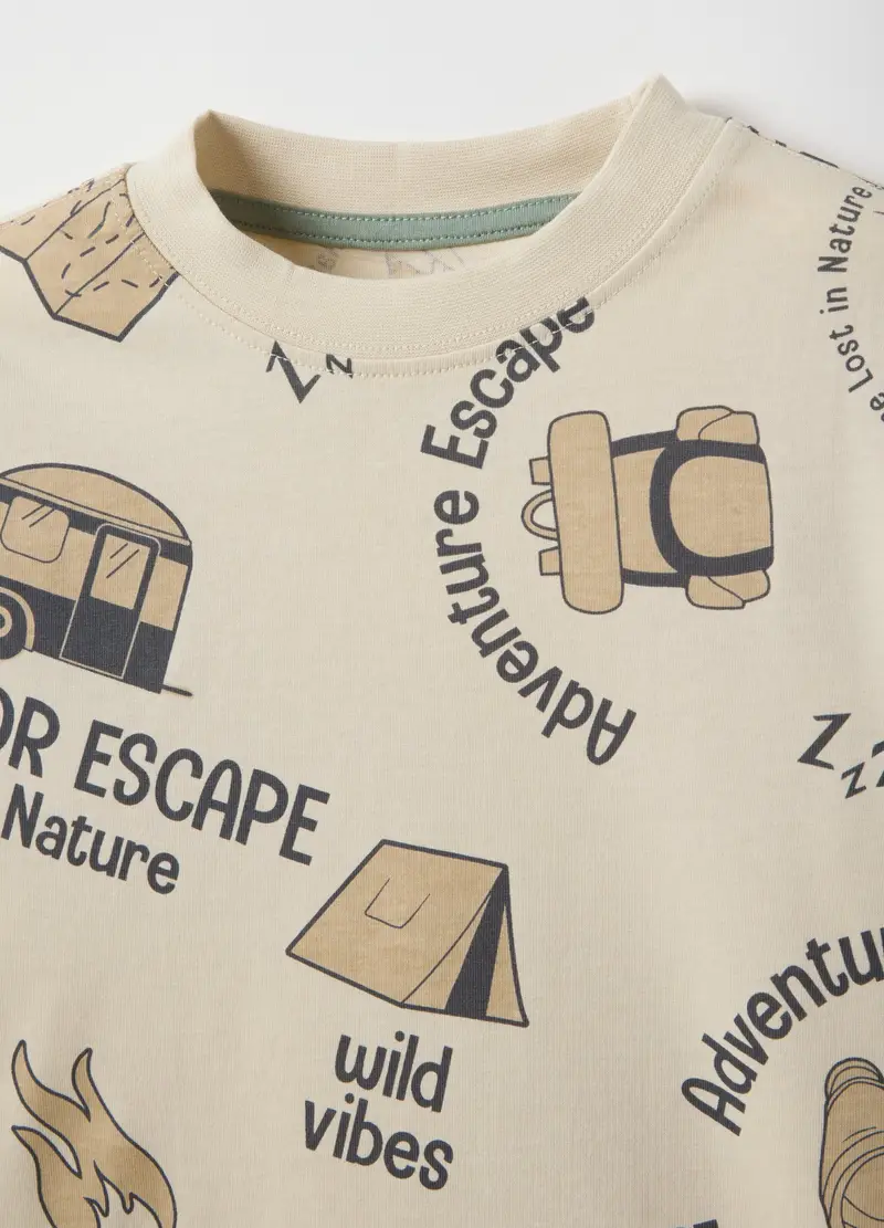 OVS KIDS T-shirt Bambino Beige 4022154 miniatura 3