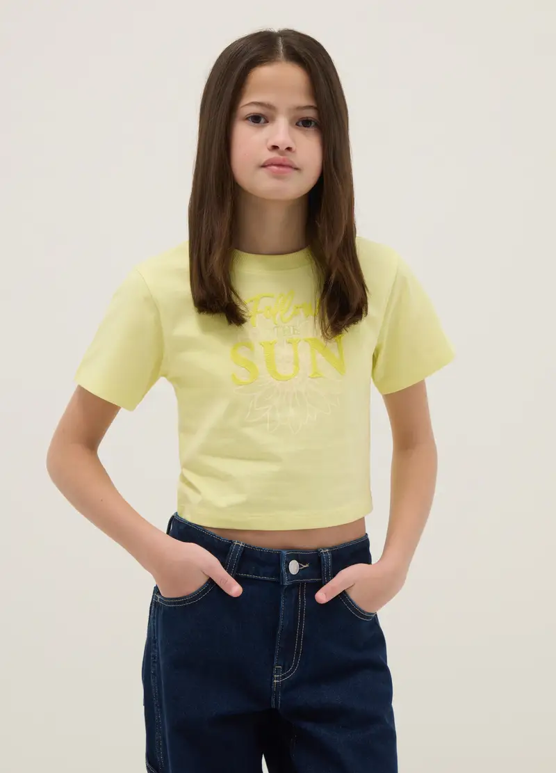 OVS KIDS T-shirt Ragazza Giallo 4312391