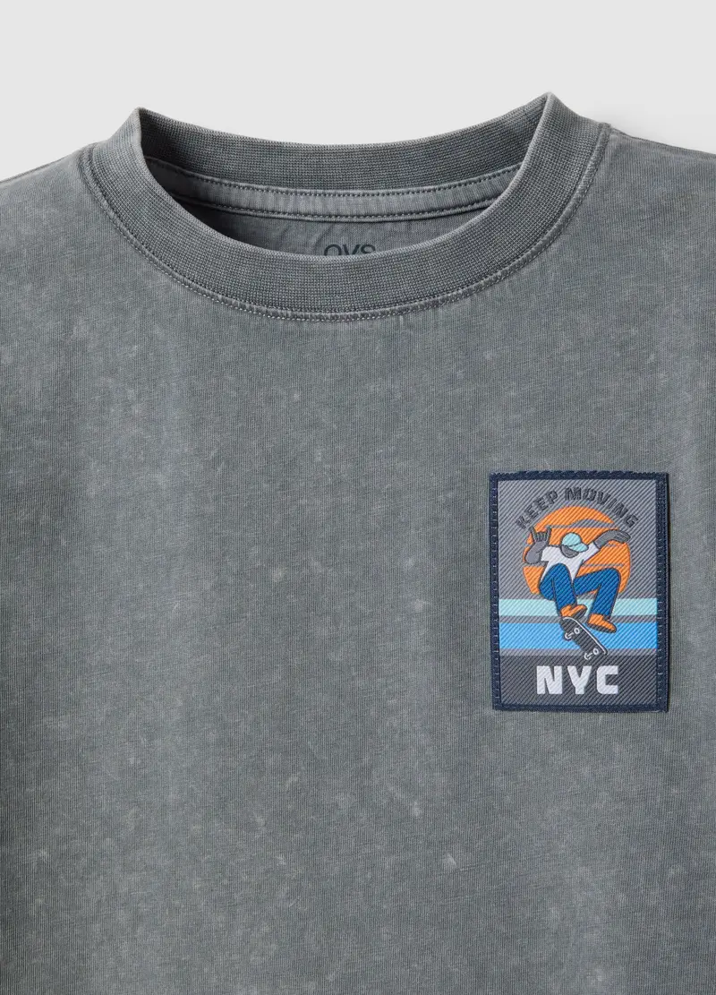 OVS KIDS T-shirt Bambino Grigio 4330200 miniatura 3