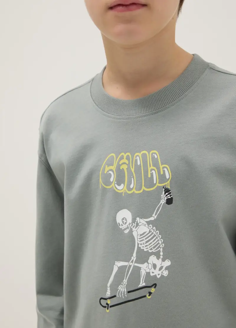 OVS KIDS T-shirt Bambino Grigio 4154454 miniatura 3