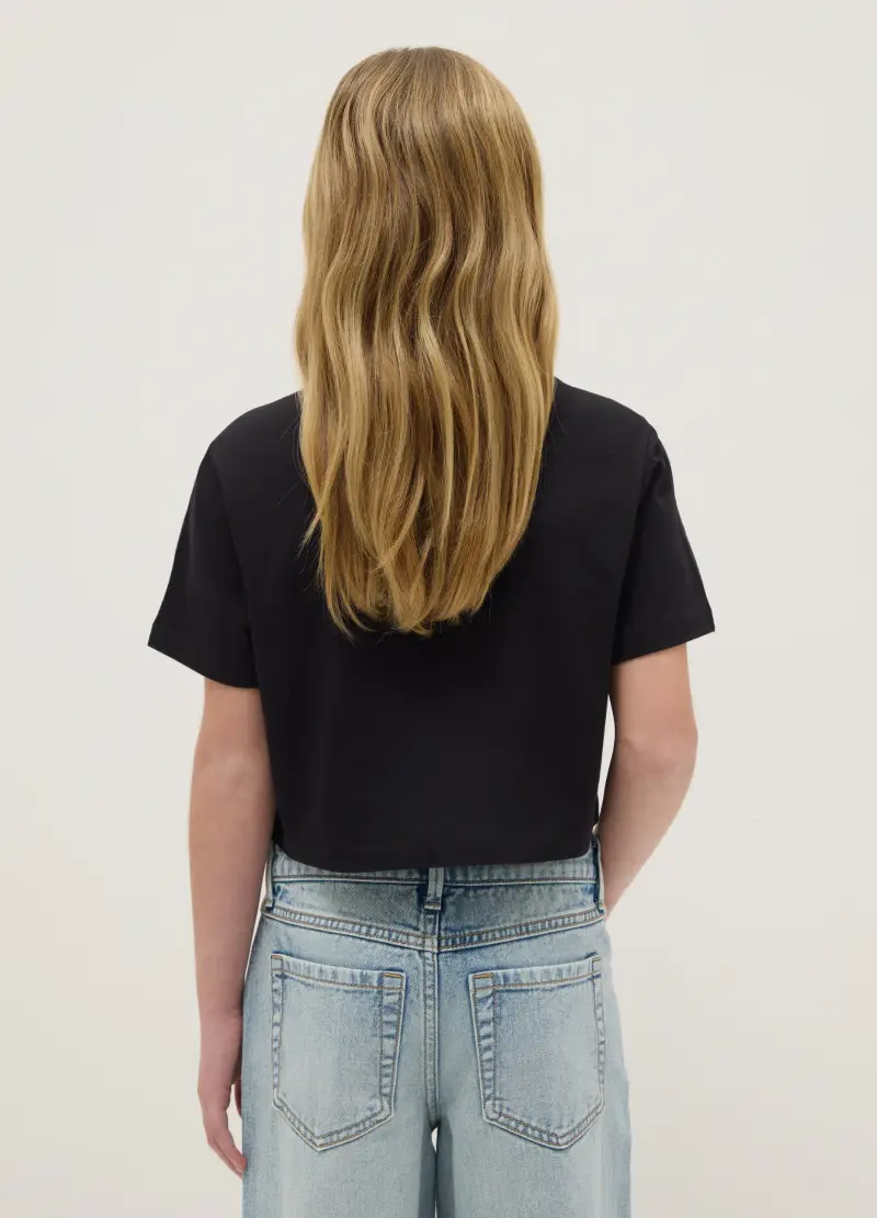 OVS KIDS T-shirt Bambina Nero 4154542 miniatura 2