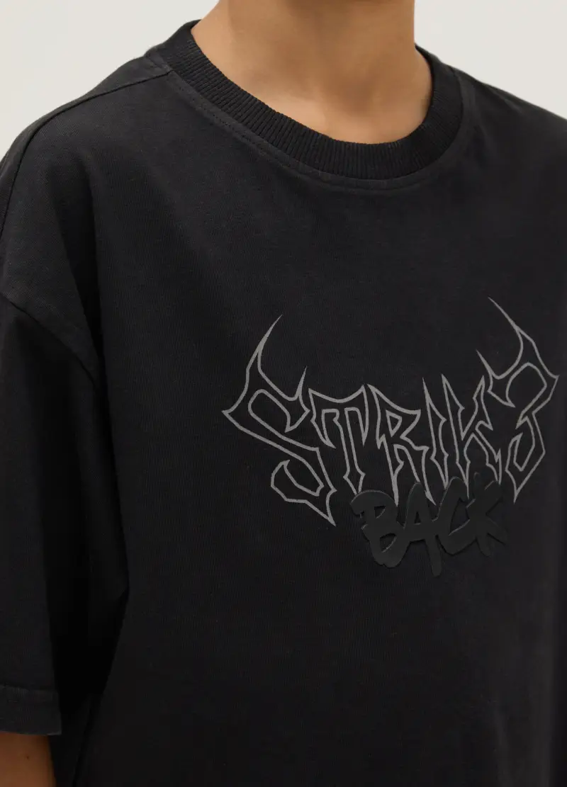 OVS KIDS T-shirt Ragazzo Nero 4154485 miniatura 3