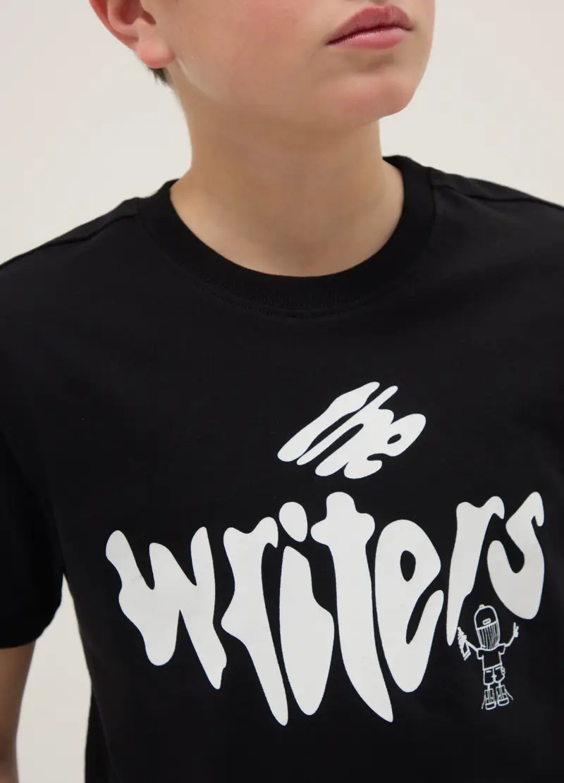 OVS KIDS T-shirt Ragazzo Nero 4330202 miniatura 3