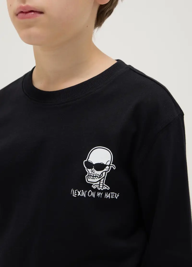 OVS KIDS T-shirt Bambino Nero 4350030 miniatura 3