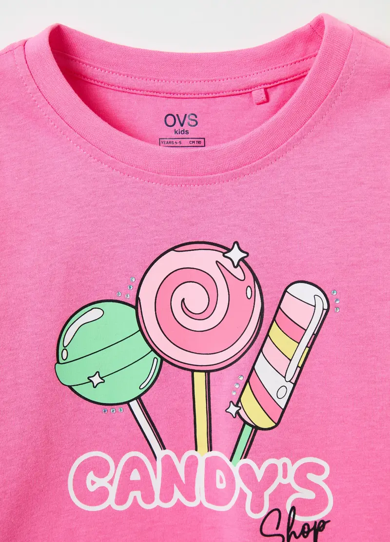 OVS KIDS T-shirt Bambina Rosa 4103109 miniatura 3