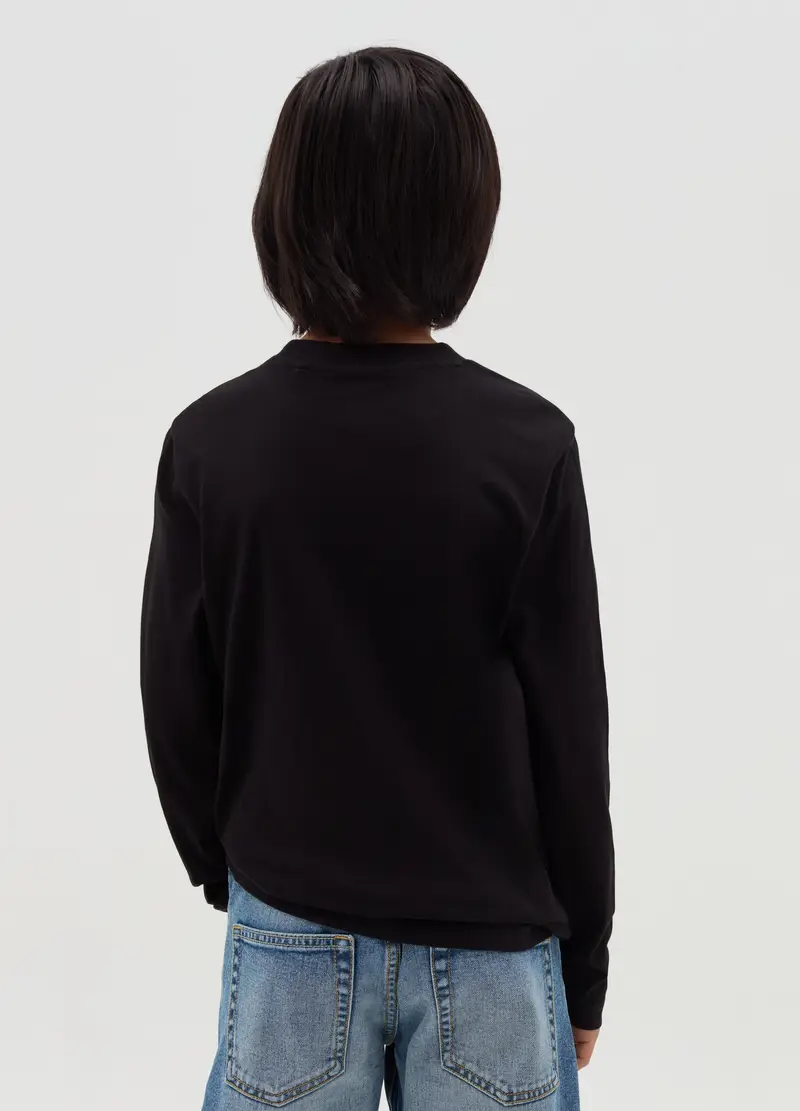 OVS KIDS T-shirt Bambino Nero 4083058 miniatura 2