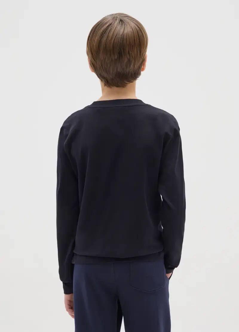 OVS KIDS T-shirt Bambino Nero 4153715 miniatura 2