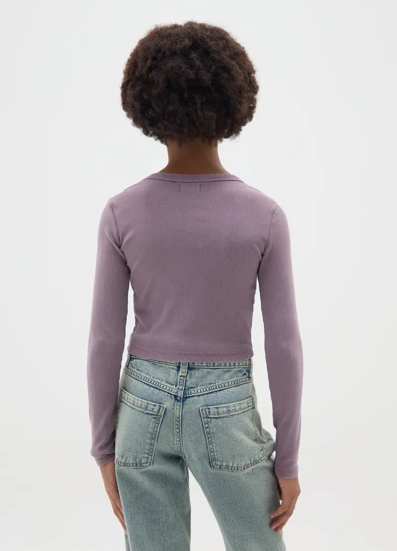 OVS KIDS T-shirt Bambina Viola 4318191 miniatura 3