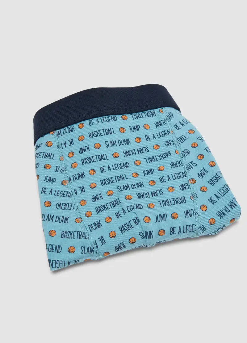 Tripack Boxer In Cotone Elasticizzato Multicolor Da Ragazzo, Bambino, Multicolor miniatura 3