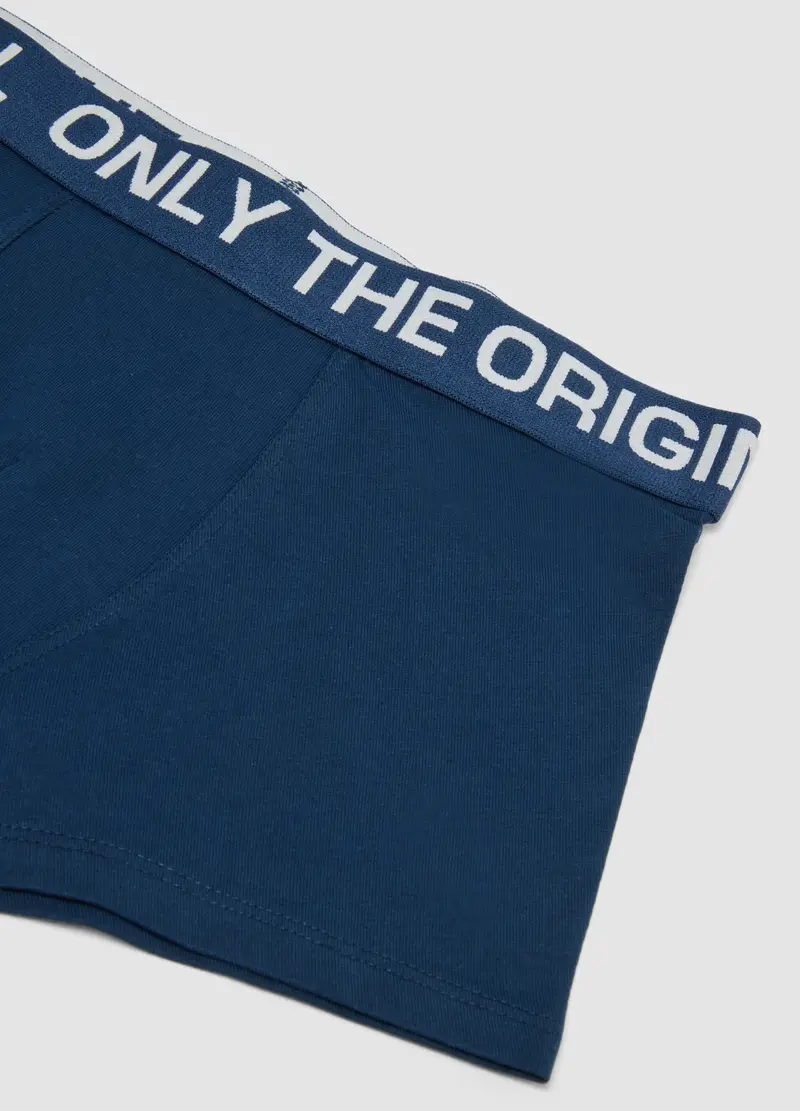 Tripack Boxer In Cotone Elasticizzato Multicolor Da Ragazzo, Bambino, Multicolor miniatura 3