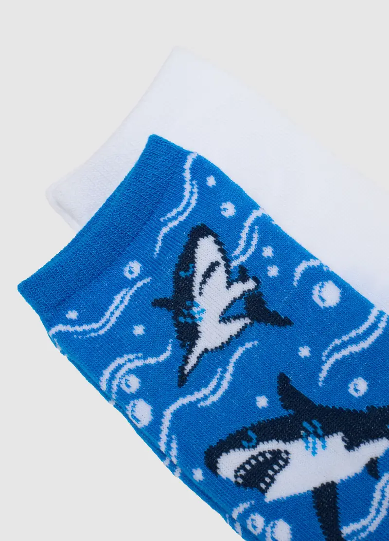 Tripack Calze Corte In Cotone Multicolor Per Bambini, Bambino, Multicolor miniatura 2