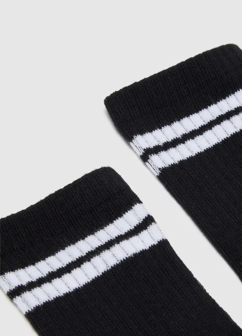 Tripack Di Calzini Da Bambina In Cotone Multicolor, Multicolor miniatura 2