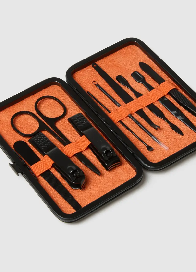 Kit Per La Cura Personale Nero, Uomo, Nero miniatura 3