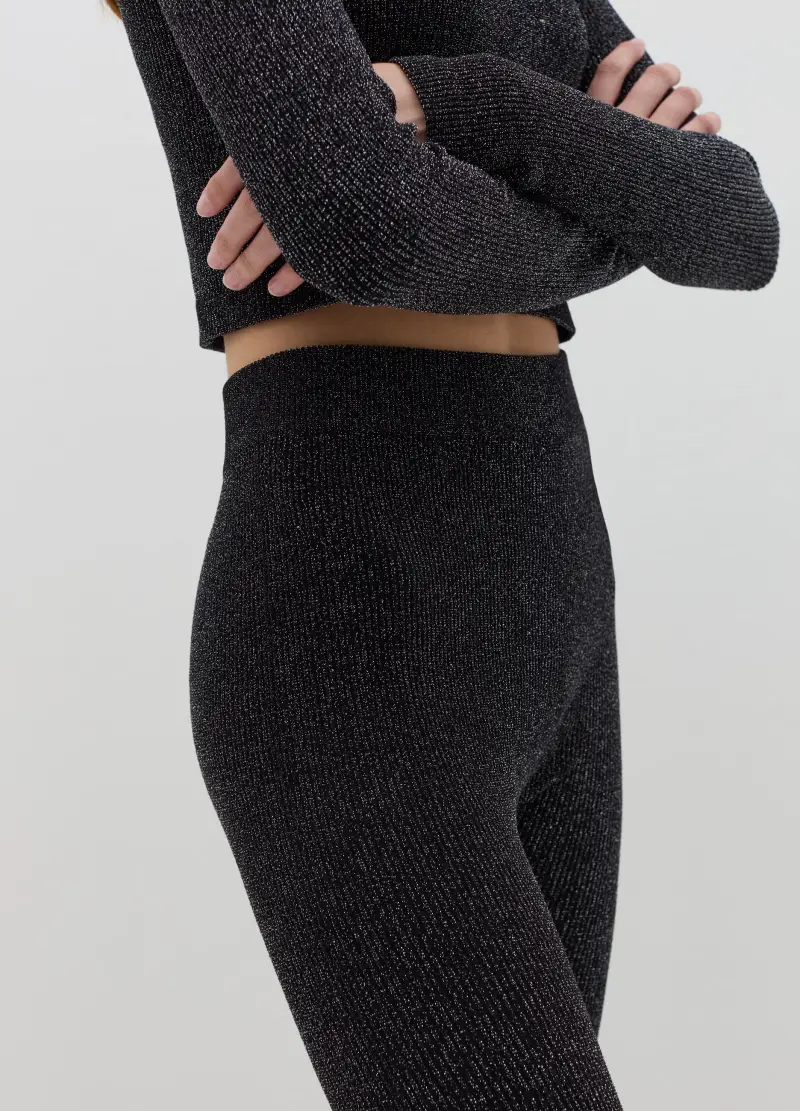 OVS Leggings Donna Nero 2735989 miniatura 3