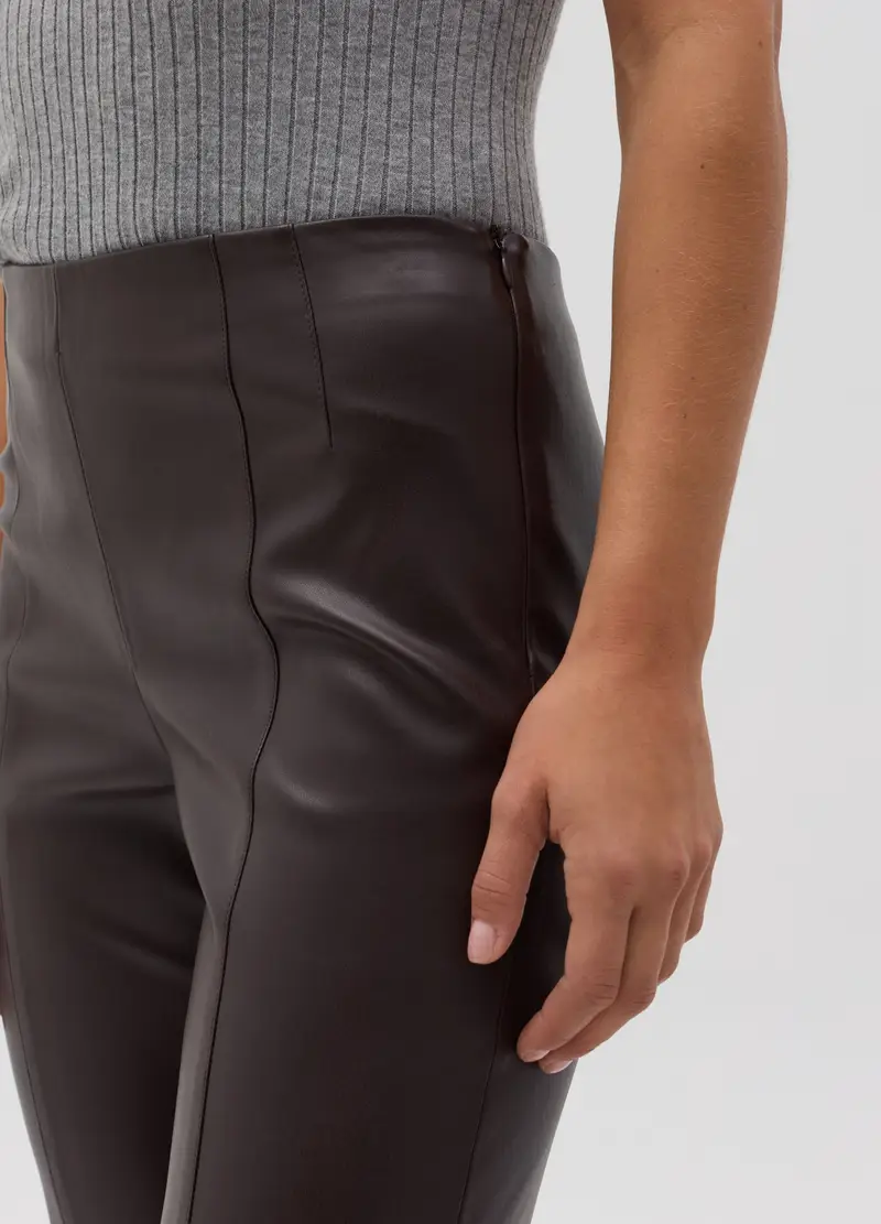 OVS Leggings Donna Marrone 4073454 miniatura 3