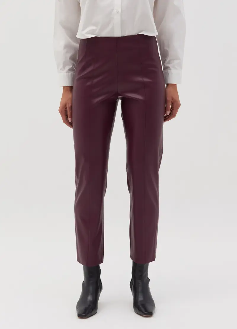 OVS Leggings Donna Rosso 3188645 miniatura 2