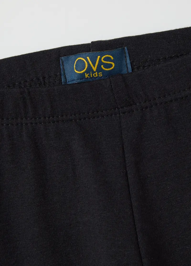 OVS Leggings Bambina Nero 1305482 miniatura 2