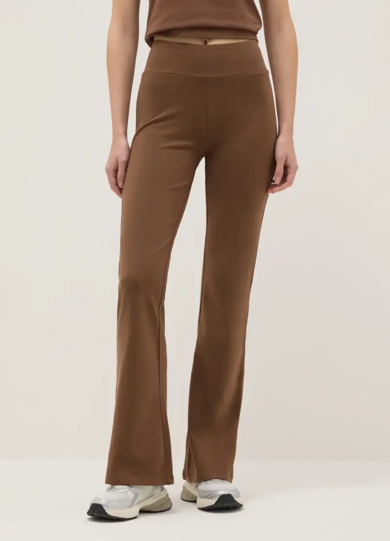 OVS Leggings Donna Marrone 4011314 miniatura 2