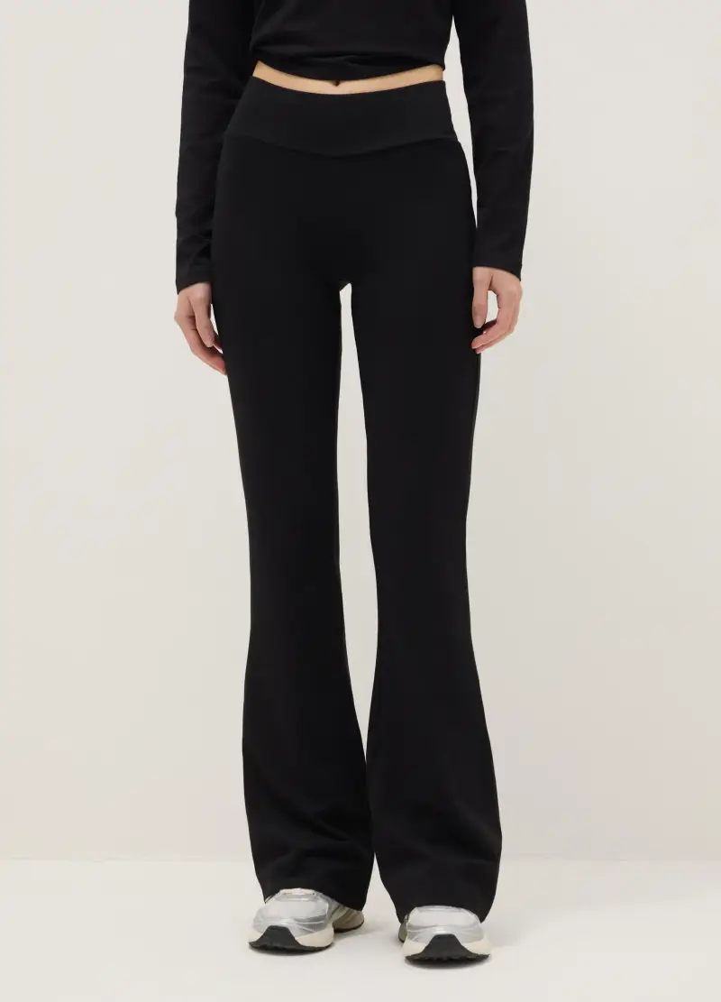 OVS Leggings Donna Nero 4011315 miniatura 2