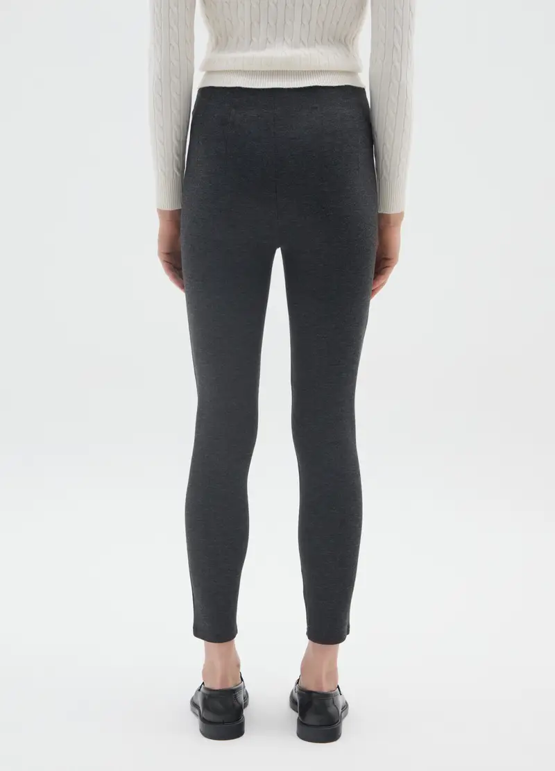 OVS Leggings Donna Grigio 3530391 miniatura 3