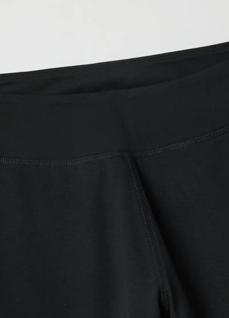 OVS Leggings Donna Nero 3960993 miniatura 2