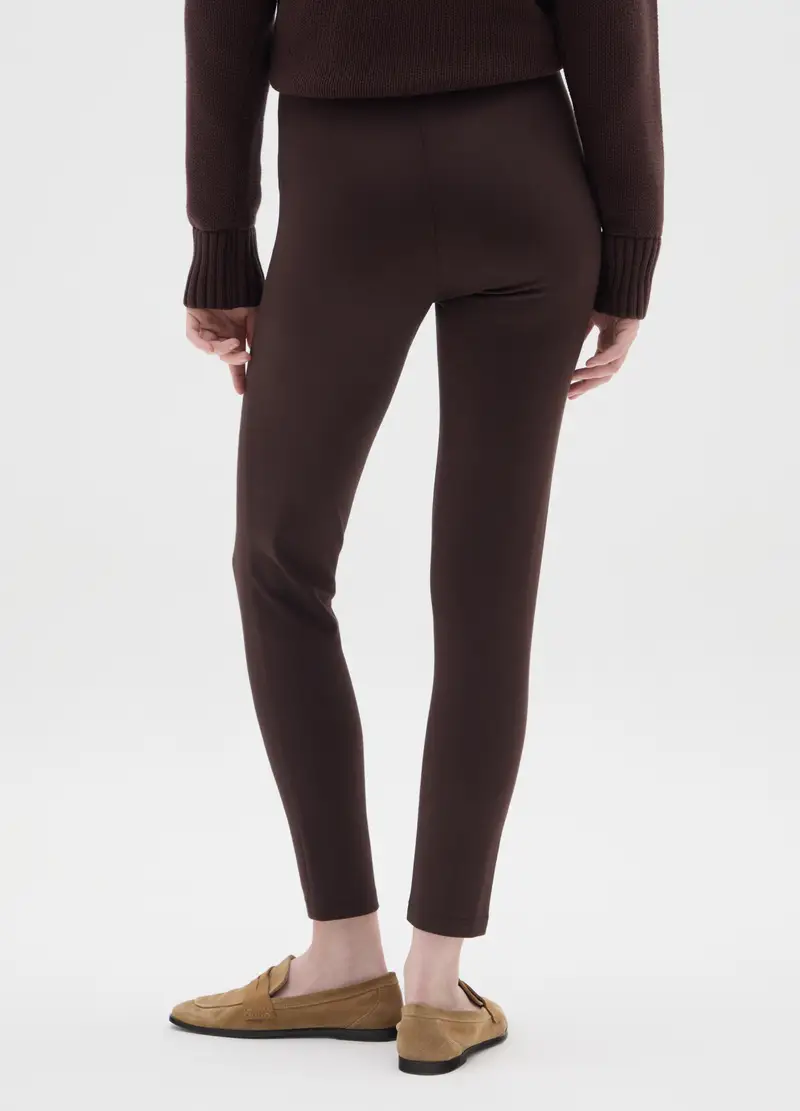 OVS Leggings Donna Marrone 4153067 miniatura 3