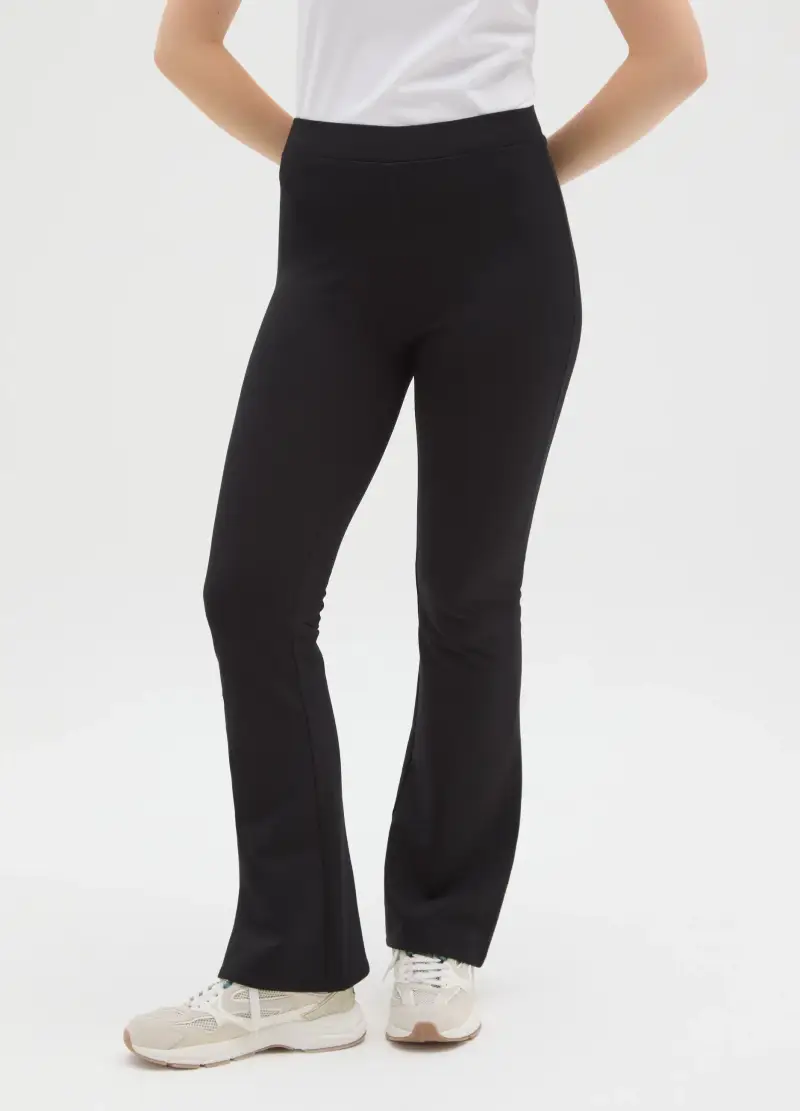 OVS Leggings Donna Nero 4307125 miniatura 2