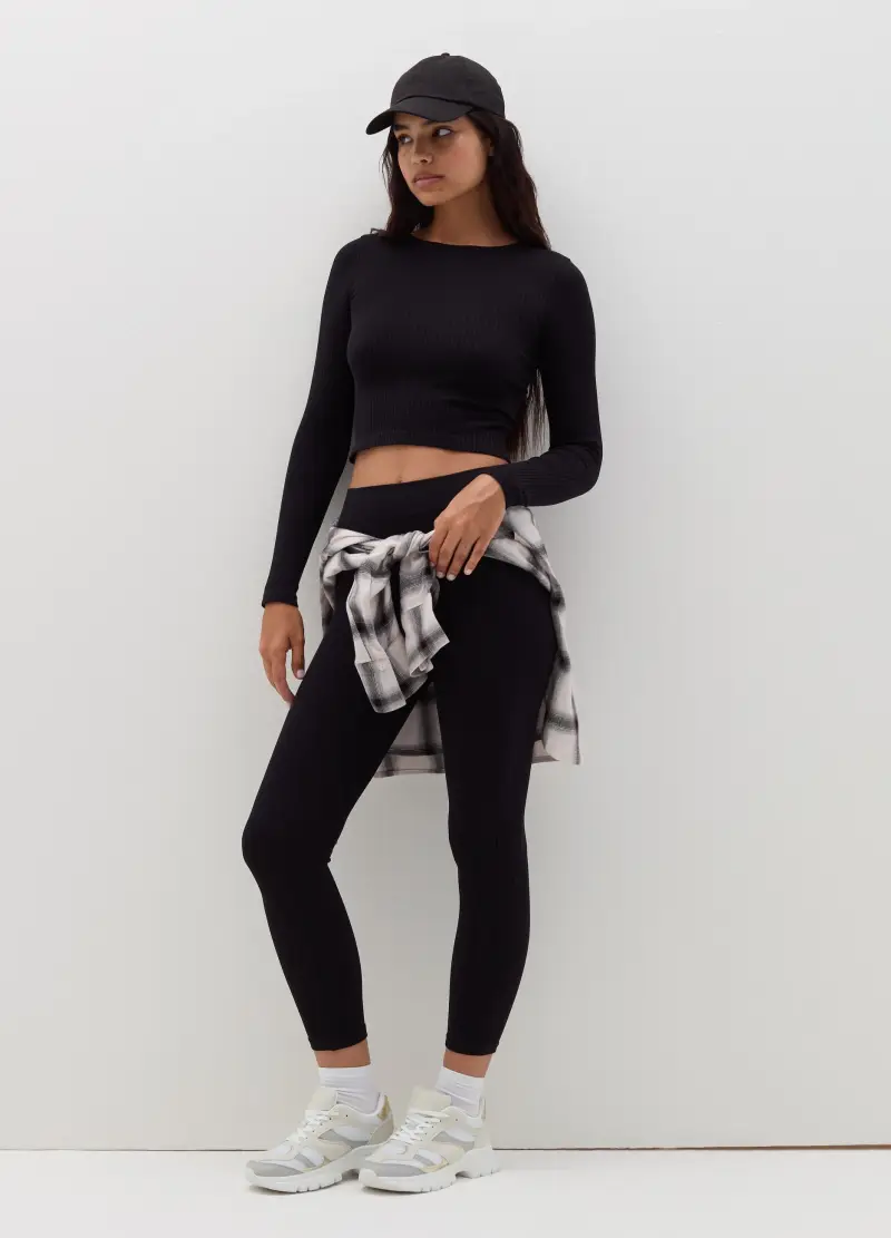 OVS Leggings Donna Nero 2735988