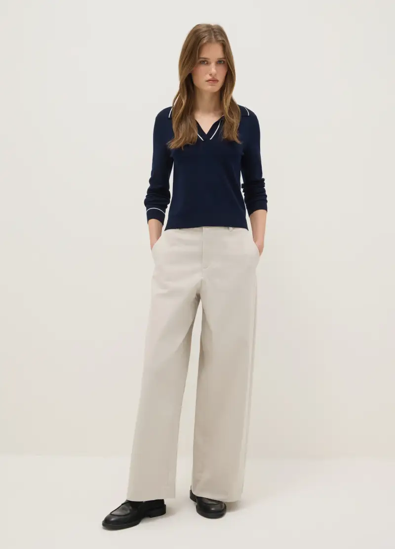 OVS Polo Donna Blu 3984018 miniatura 2