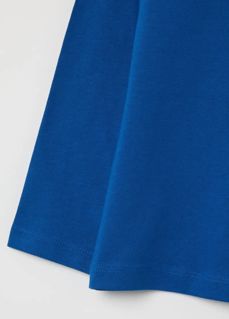 OVS, Maglia Da Bambino In Puro Cotone Blu Regular Fit, Blu, Taglia: 6-7 miniatura 3