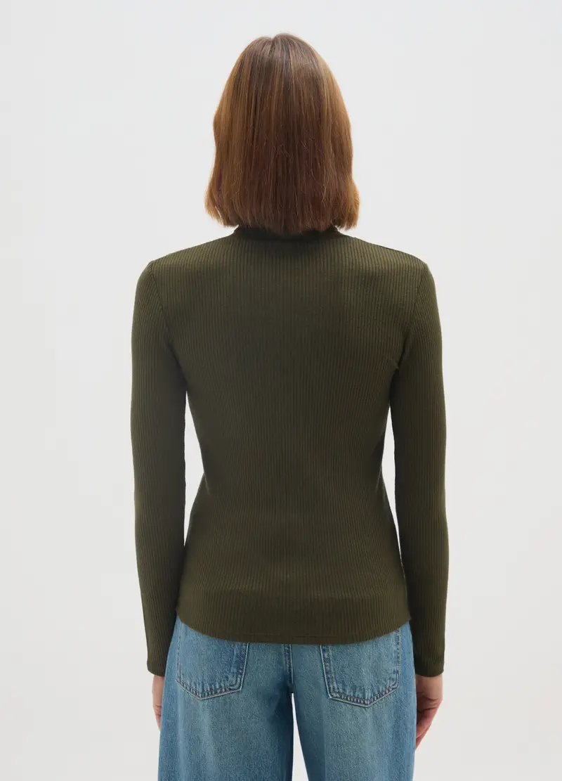 Maglia Verde Regular Fit, Donna, Verde miniatura 3