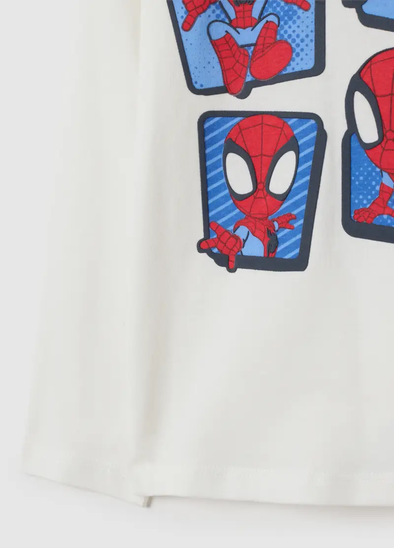 OVS, Maglietta Da Bambino In Puro Cotone Bianca Regular Fit, Bianco, Taglia: 18-24 miniatura 2